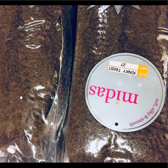 Midas Hair Extensions Braid Kinky Dreadlocks LOTx3 - Picture 7 of 8